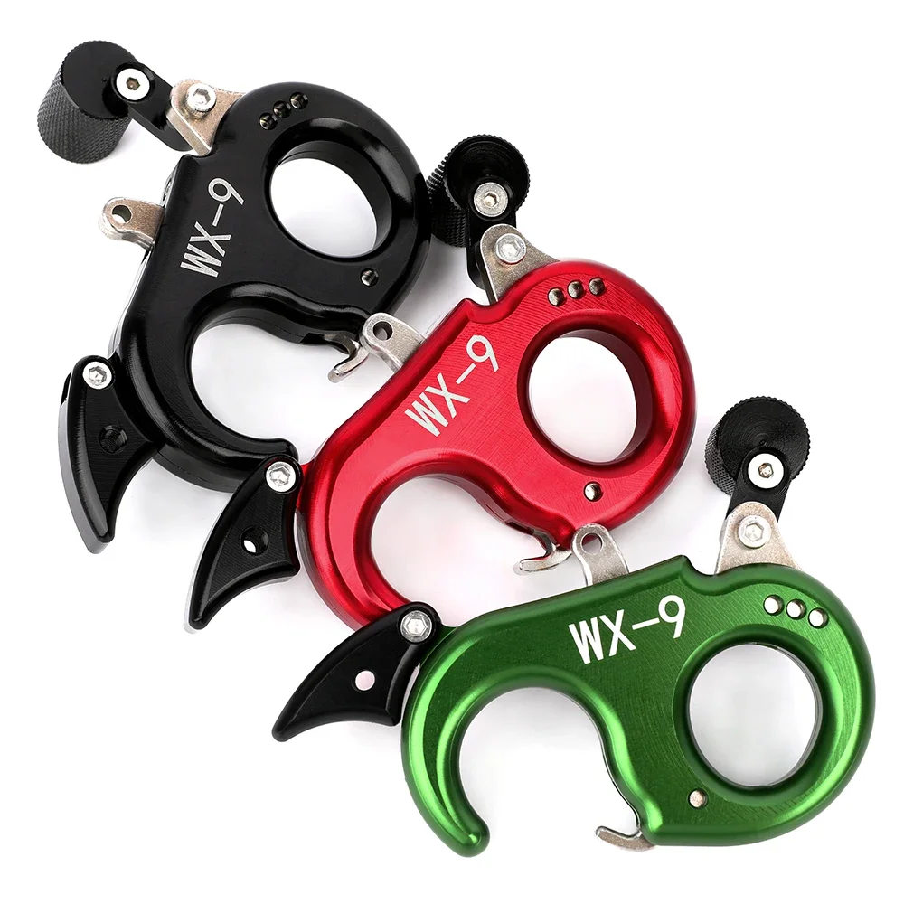 Pinza de agarre de pulgar para mano izquierda/derecha, Ayuda de liberación de arco compuesto de tiro con arco, accesorios de caza, 3 dedos - imagen 2