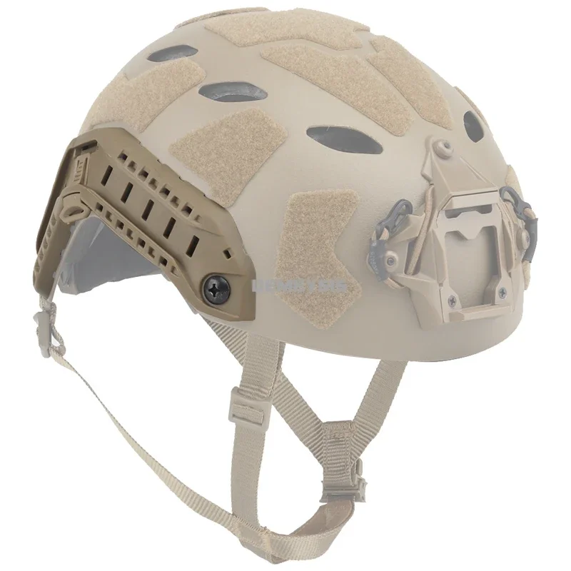 Rieles de guía lateral para casco táctico, adaptador de riel de arco rápido CS para Paintball, accesorios para cascos de corte alto SF, 1 par - imagen 2