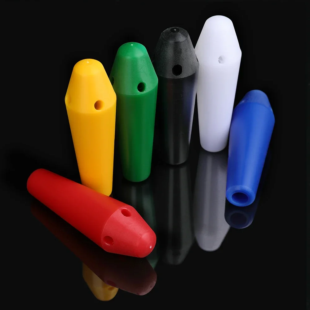 Silbato de tiro con arco, puntas anchas de nailon, id7 mm, eje de flecha de madera/bambú, accesorios de práctica de tiro al aire libre - imagen 4