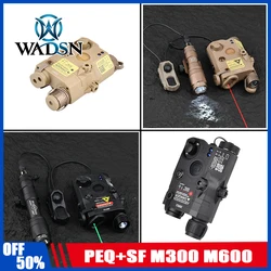 Linterna táctica PEQ 15 con punto rojo y verde, luz de relleno IR, linterna de caza, Kit Dual SF M300 M600, linterna LED estroboscópica PEQ con AXON