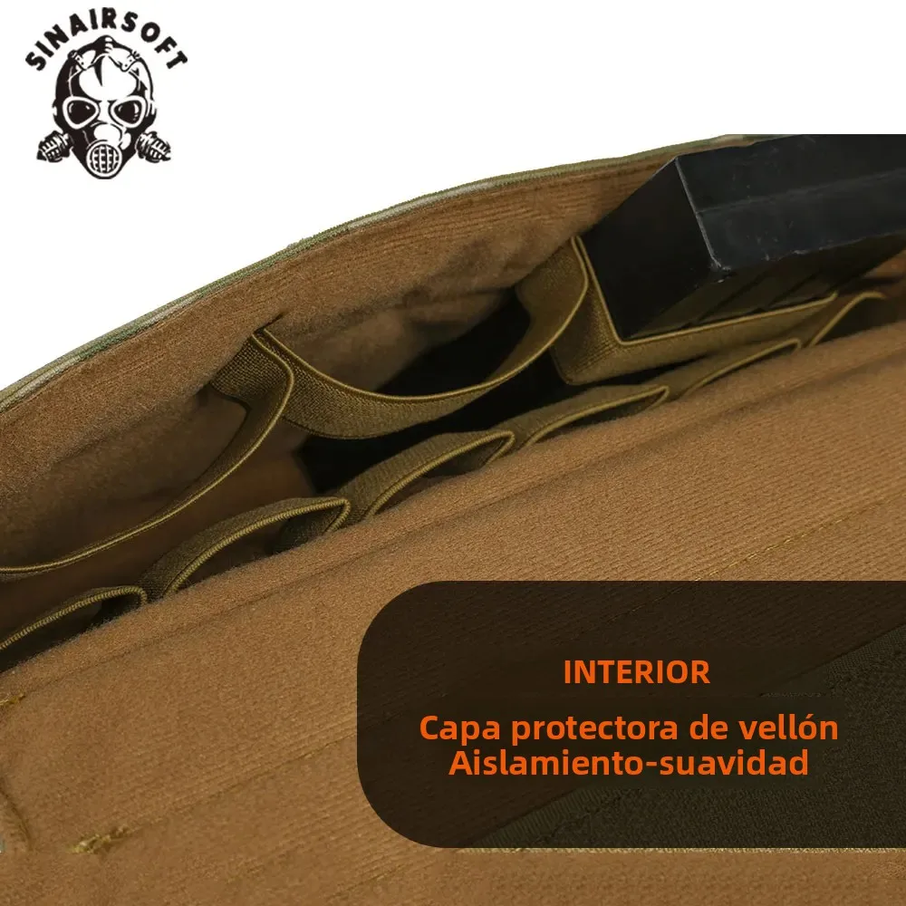 SINAIRSOFT-bolsa táctica para calentador de revistas, multifuncional, IPSC, para caza al aire libre, bolsa de alimentación USB, ajustable, M4, 9mm, equipo Airsoft - imagen 5