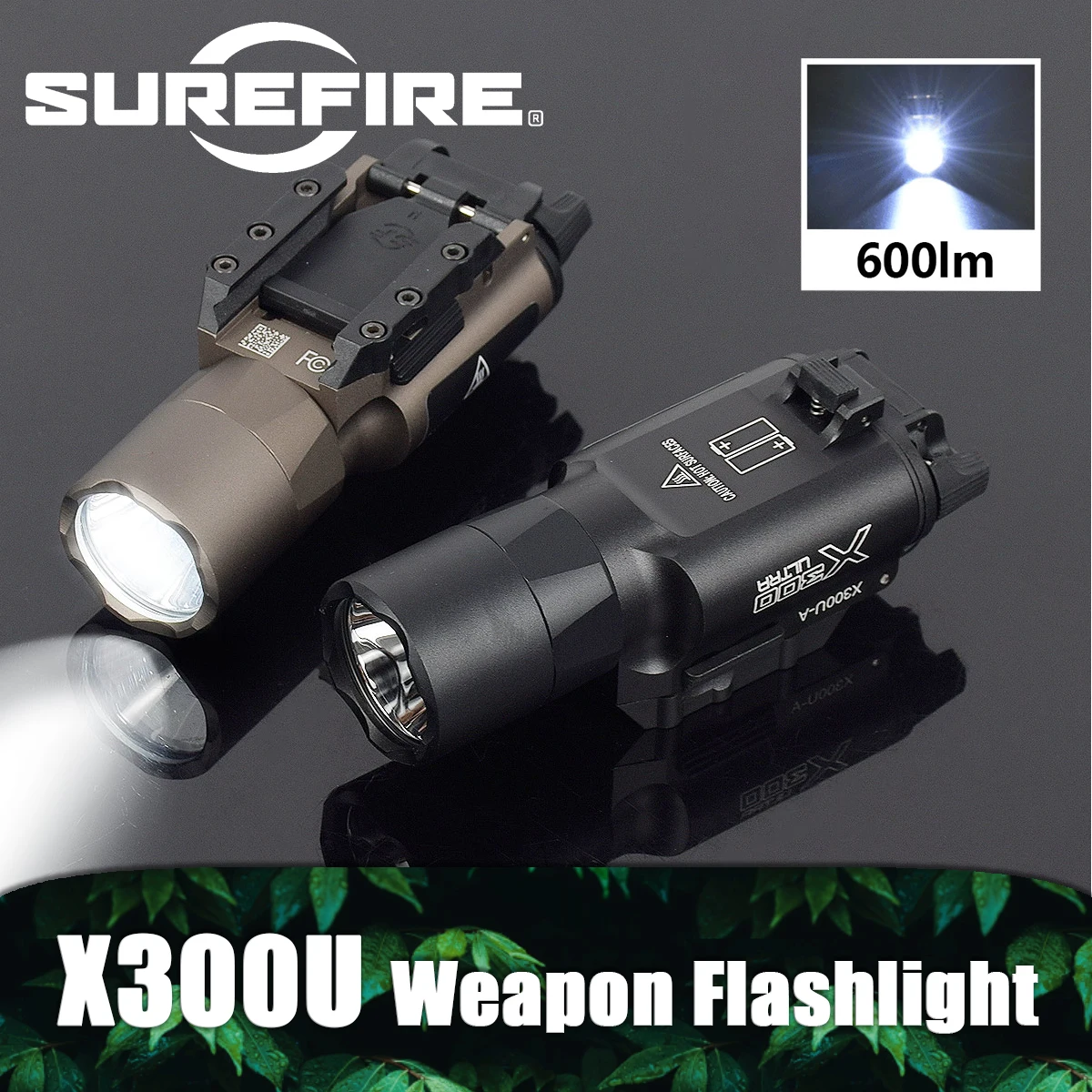 Linterna táctica SureFire X300 X400 Series Airsoft Gun Light X300V X400V IR con interruptor de función Dual remoto mejorado - imagen 5