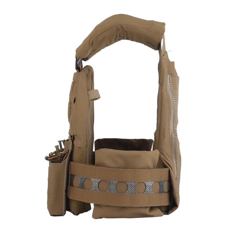 Chaleco táctico MOLLE V5 FCPC – Verde Ranger para airsoft y caza - imagen 2