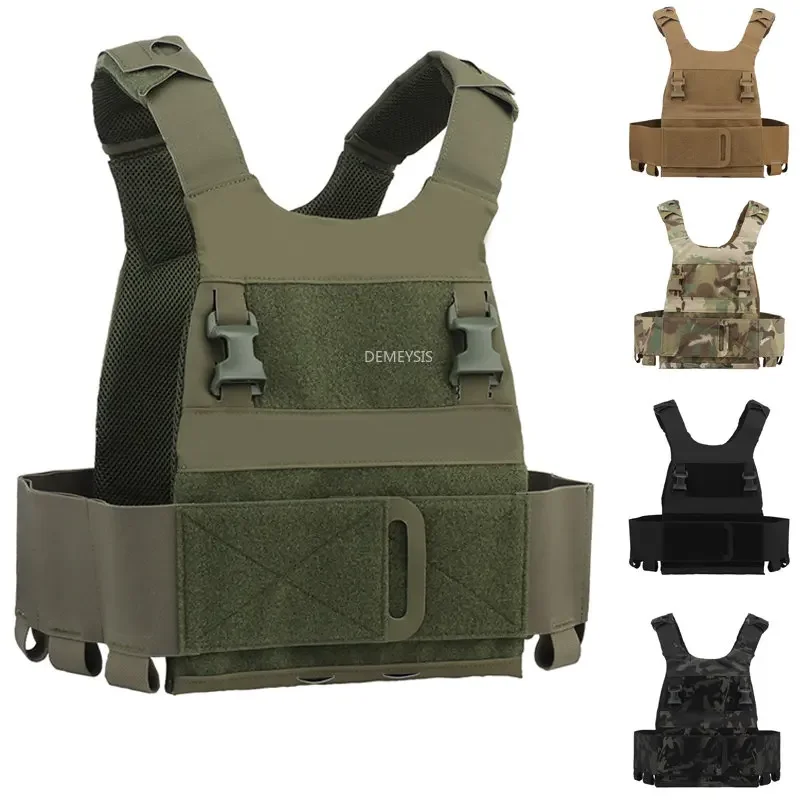 Outdoor jachtvesten Plate Carrier Quick Release Multifunctioneel pantser Tactisch schieten Airsoft beschermend draagvest