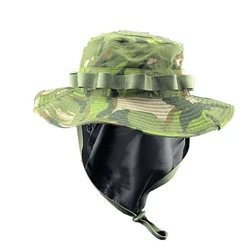 Gorra Táctica Tipo 81 para Exterior con Ala Redonda