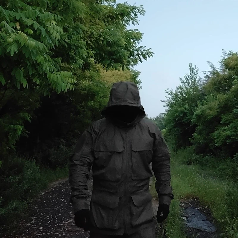 Cortavientos táctico M65 MC verde negro todo terreno chaqueta De camuflaje alemán De Spot ropa De trabajo transpirable usable para hombres - imagen 5