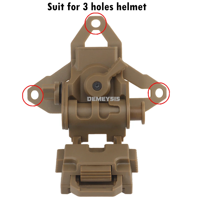 Kit de soporte de visión nocturna para casco táctico, montaje rápido para caza y Tiro, NVG para PVS15 / PVS18 / PGPNVG18 - imagen 2