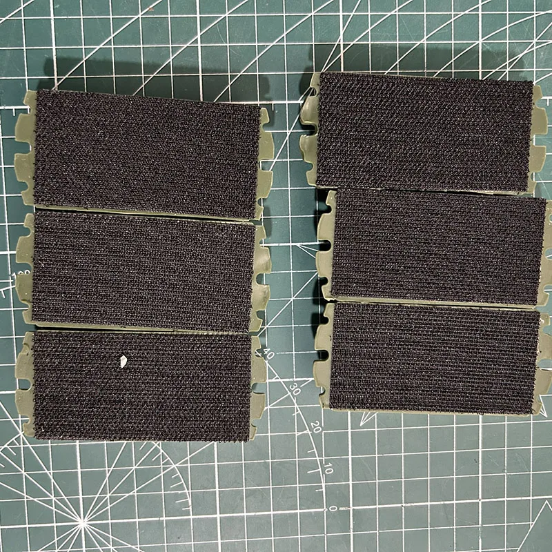 Paintball Airsoft DIY modelo de armadura reactiva de gancho y bucle pintable, hecho de material de goma - imagen 2