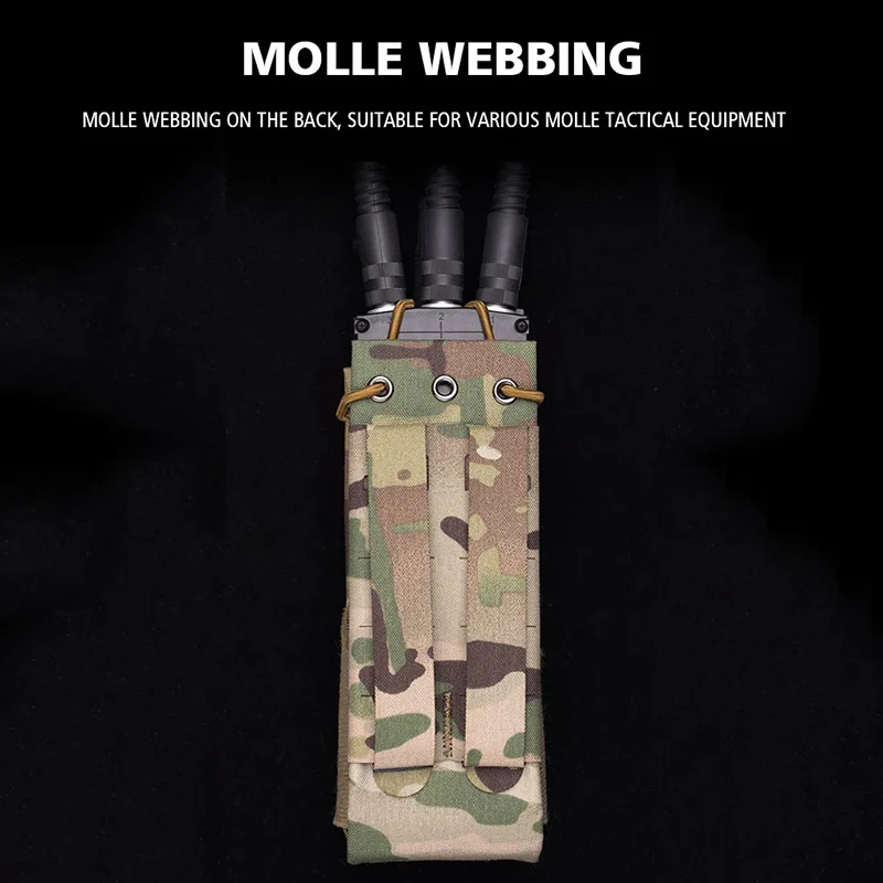 Bolsa de Radio Universal estilo F MPU5 PRC, bolsas tácticas para Walkie Talkie, soporte para bolsa Molle de cintura, bolsa de transporte portátil para interfono - imagen 4