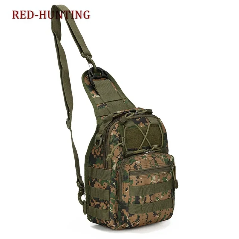 Mochila de hombro multifuncional de tela Oxford de nailon para adultos Unisex, bolso táctico con eslinga para acampar - imagen 2