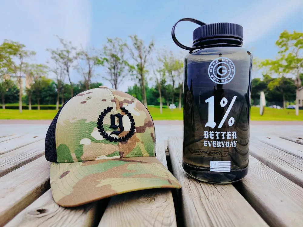 Taza de agua táctica para acampar al aire libre, portátil, estilo GBRS, 1%, mejor día a día, Fitness, deporte, gran capacidad - imagen 4