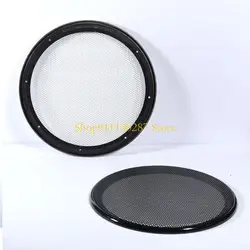 J1HC-cubierta para parrilla altavoz 10 pulgadas, cubierta malla metálica sólida, marcos ABS, protectores parrilla