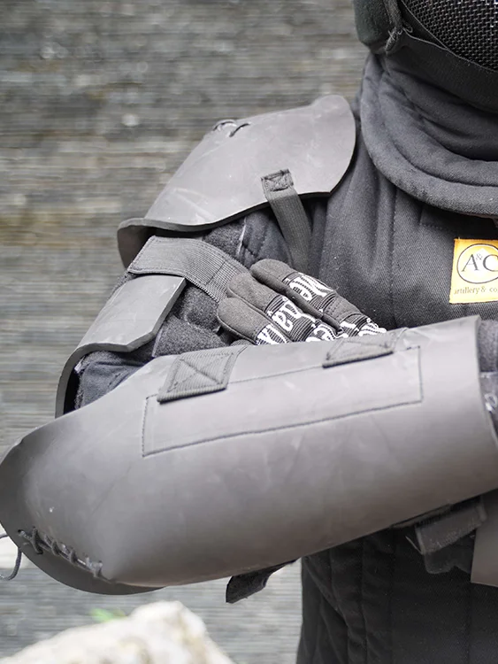 Espada de tamaño mediano, soldado externo, huelga, espada europea, soldado corto, protección para brazos y hombros - imagen 3