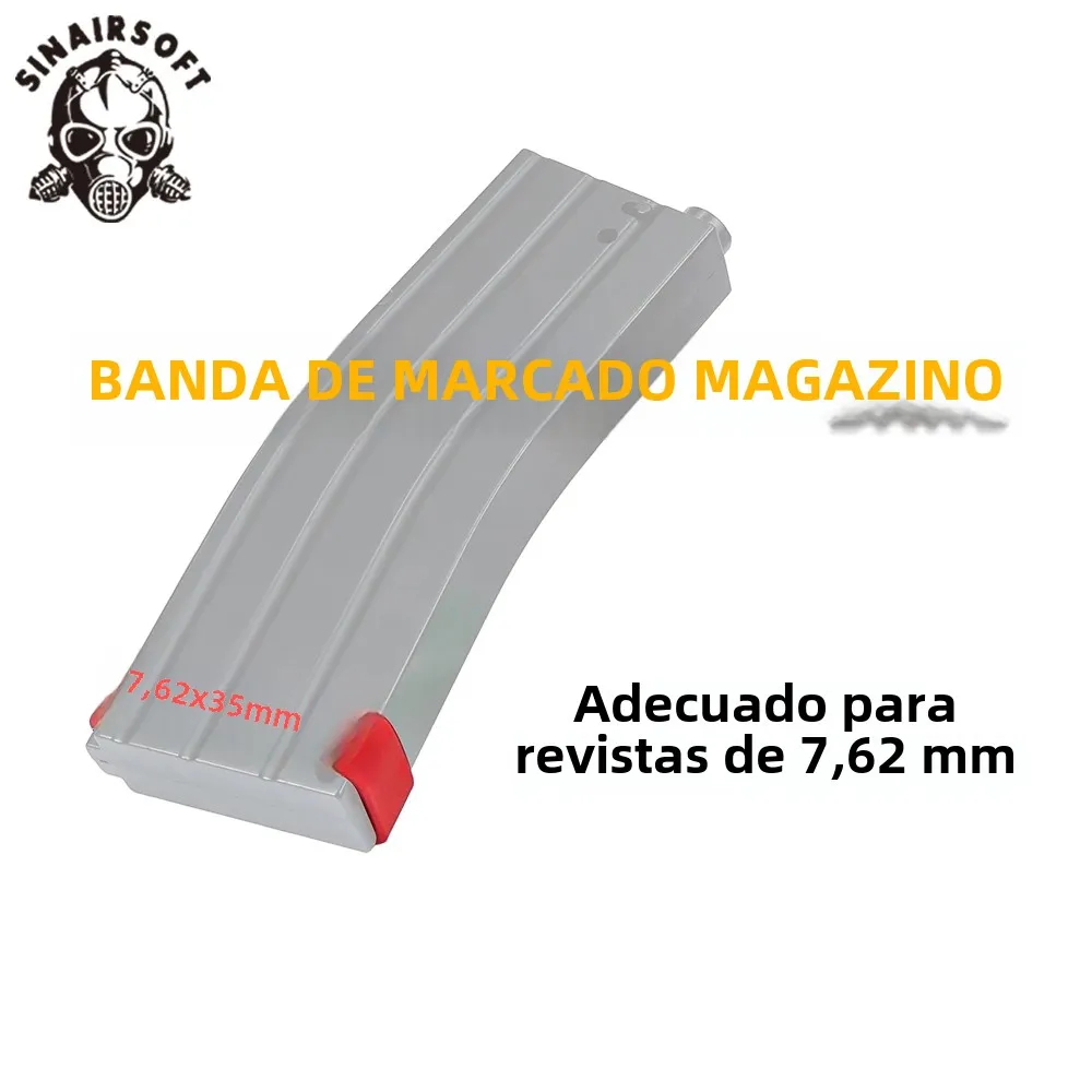 Banda de marcado de revista táctica, anillo de goma elástico Mag para Rifle Airsoft para Rifle de caza Nato 300 ACC BLK de 7,62 MM - imagen 5