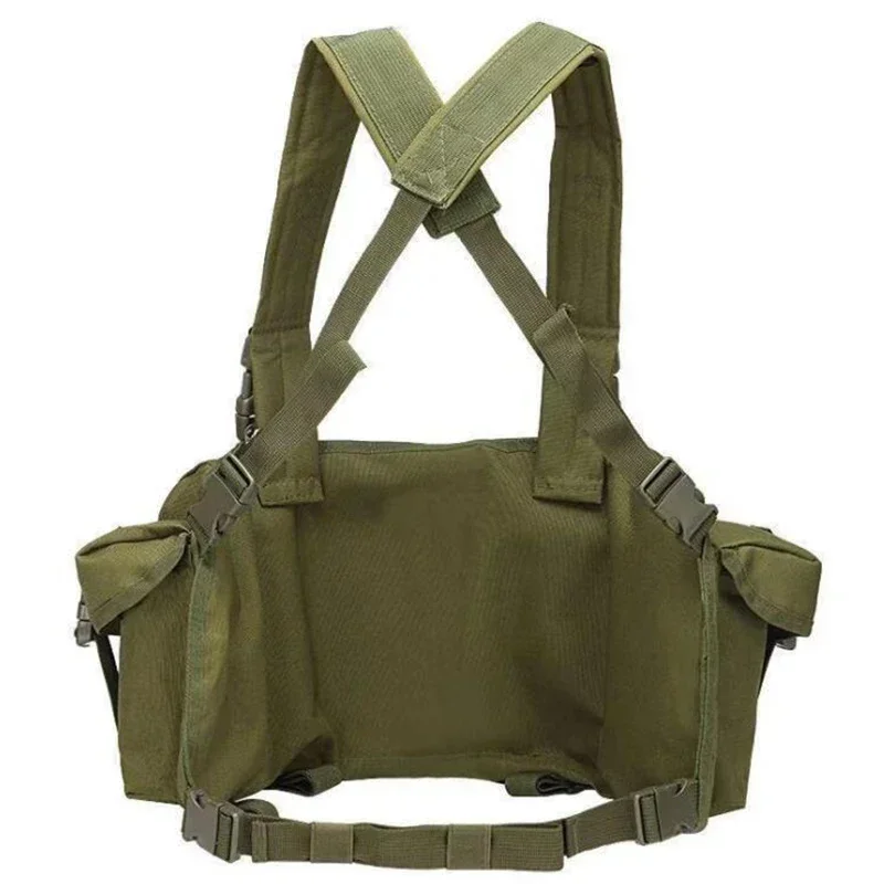 FG atacs-Chaleco de camuflaje AK, aparejo de pecho táctico de nailon, sistema Molle, bolsa para revistas, ropa de caza Airsoft, chaleco, accesorios, equipo - imagen 5
