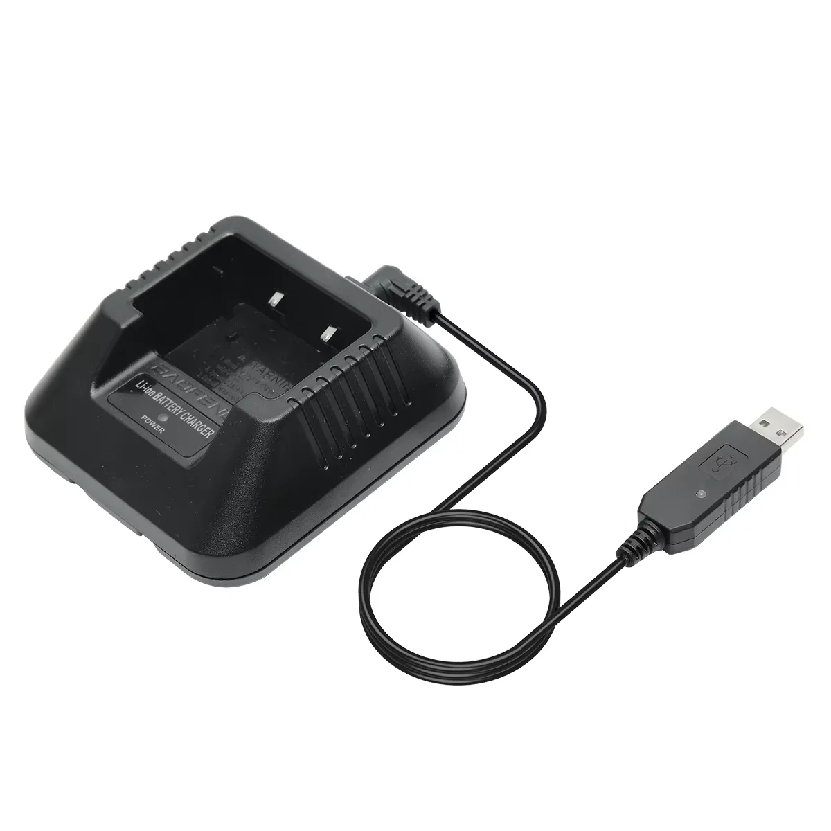 Baofeng Original UV-5R adaptador de cargador de Base USB de escritorio para UV5R Walkie Talkie Ham accesorios de cargador de Radio bidireccional - imagen 4