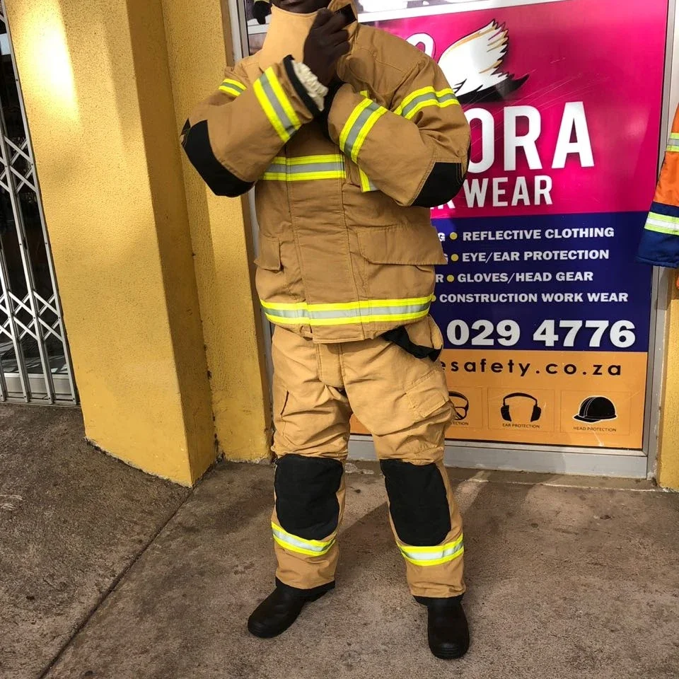 Traje de bombero Nomex Turnout Gear, Ropa ignífuga estándar EN469 y NFPA1971, nuevo estilo - imagen 3