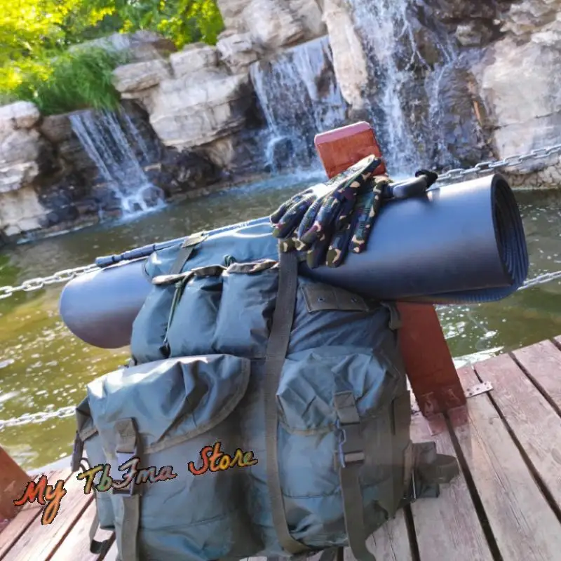 Paquete táctico ALICE con sistema de transporte de marco, mochila LC1 ALICE con marco exterior, bolso de hombro doble de gran capacidad 56-75L - imagen 4