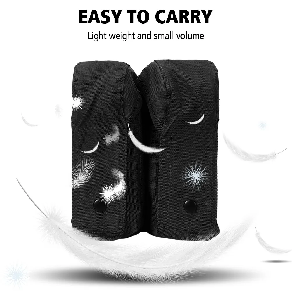 Bolsa táctica para revistas, bolsa doble Molle Mag para AK AR M4 Mag, funda, cinturón, riñonera, chaleco, bolsas para caza, accesorio Airsoft - imagen 4