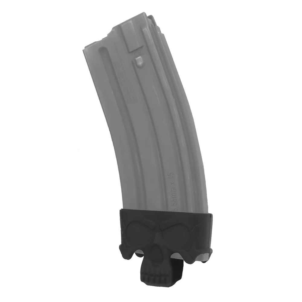 OPHIDIANTAC-funda de goma para revista rápida, 5,56, 7,62 Mag, anillo de jaula auxiliar, calavera M4 M16 AR15, accesorio para pistola de caza - imagen 5