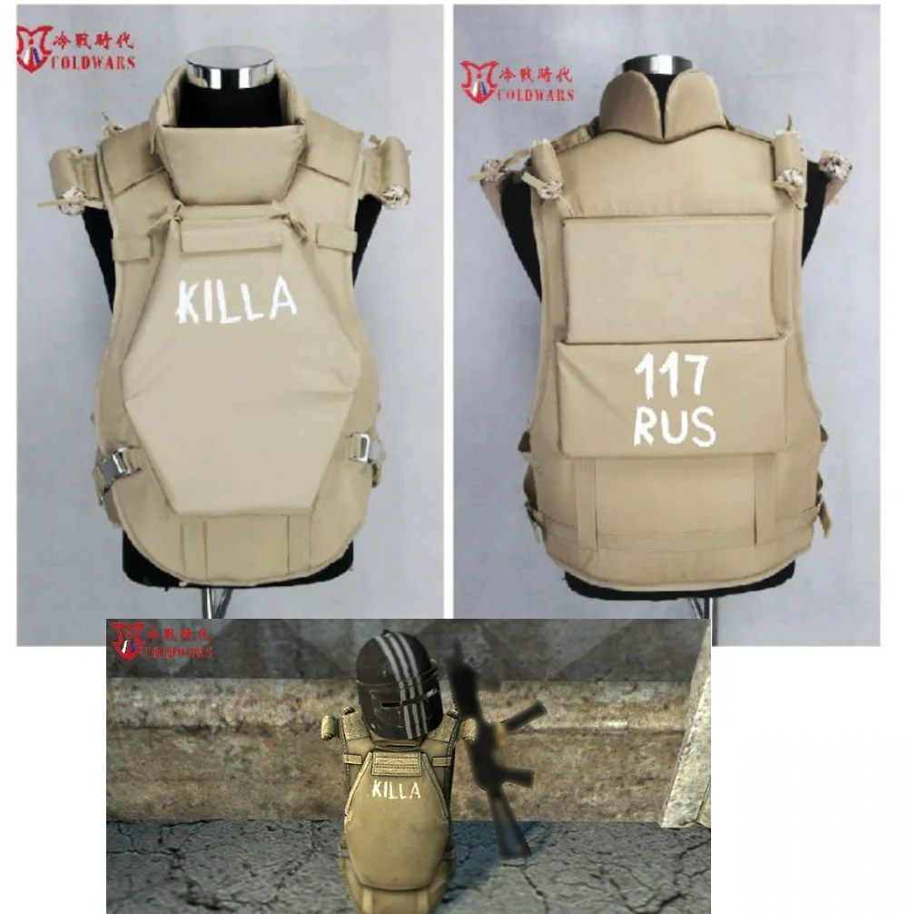 Chaleco táctico 6B13, armadura Killa, chaleco a prueba de balas, portador de placa, armadura corporal, equipo de combate MOLLE, casco de máscara pesada, accesorios de Cosplay - imagen 5