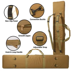 Funda para rifle - bolsa táctica acolchada de caza al aire libre