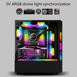 Tira LED táctica ARGB para portaplacas – Iluminación Gaming