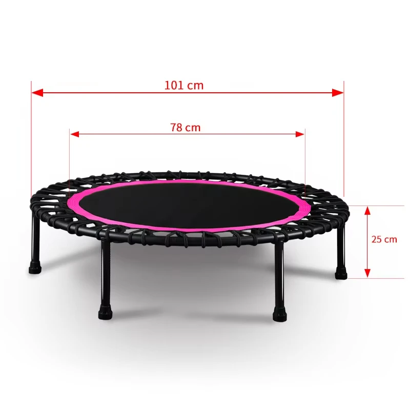 Trampolín de fitness plegable para adultos, rebote interior - imagen 5