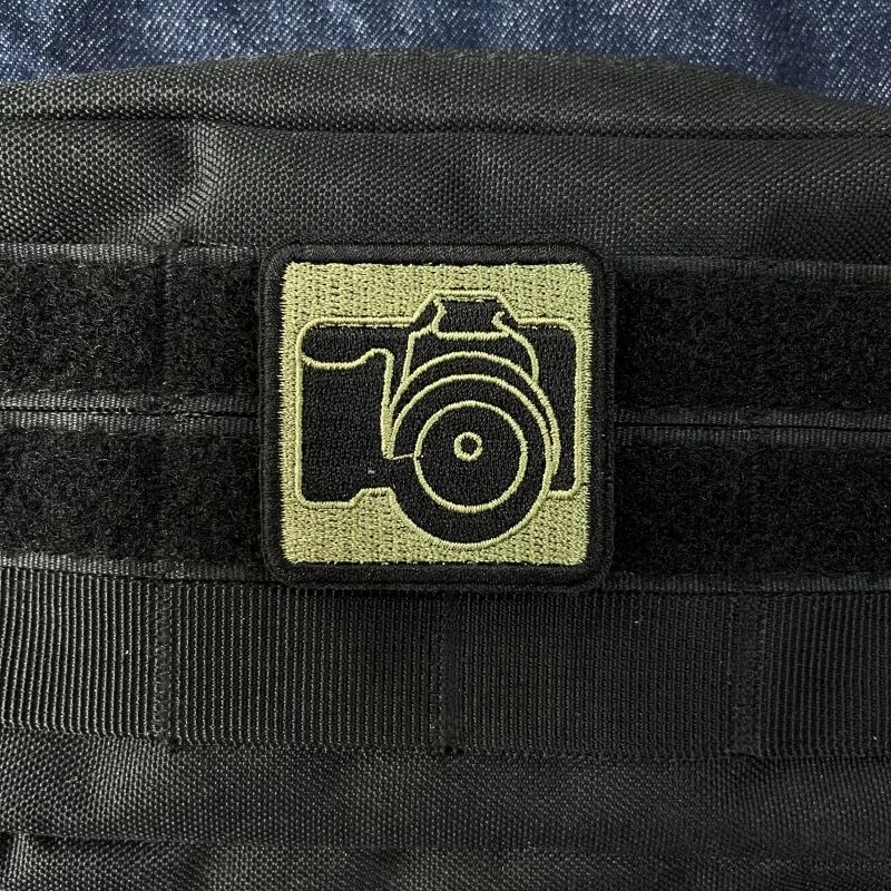 Parches bordados de cocodrilo para morder, pegatina de brazalete salvaje de aventura al aire libre, insignia de moral para ropa, aplique de mochila - imagen 4