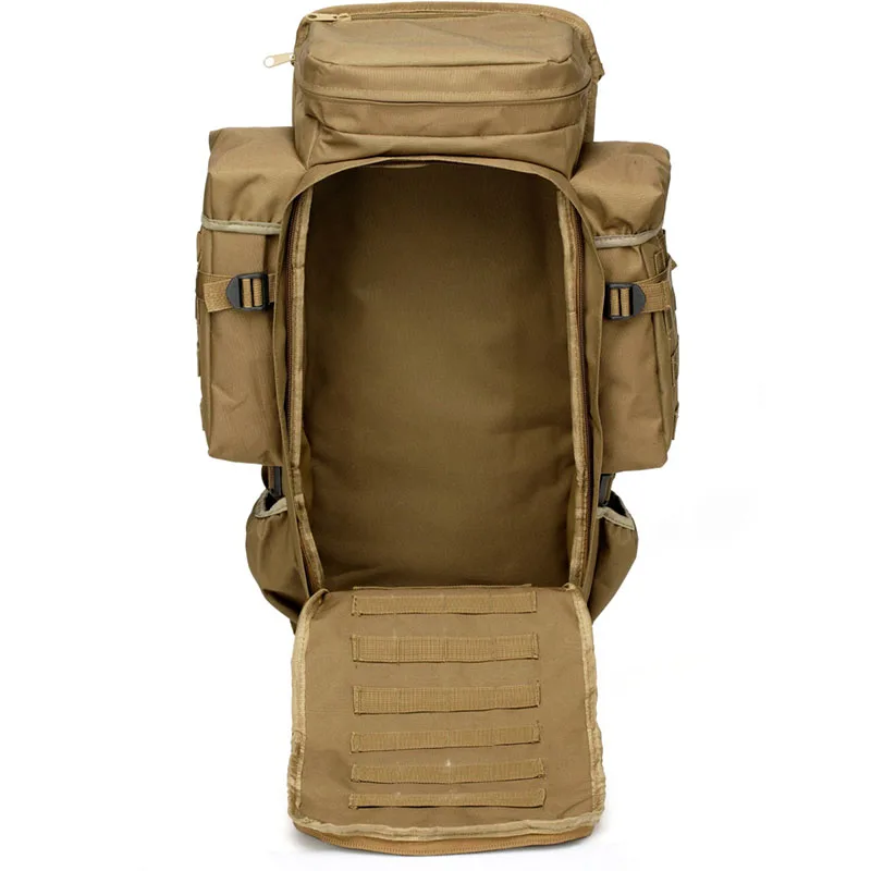 Mochila táctica militar de 70L para deportes al aire libre, senderismo, Camping, caza, viaje, multibolsillo, multifunción - imagen 5