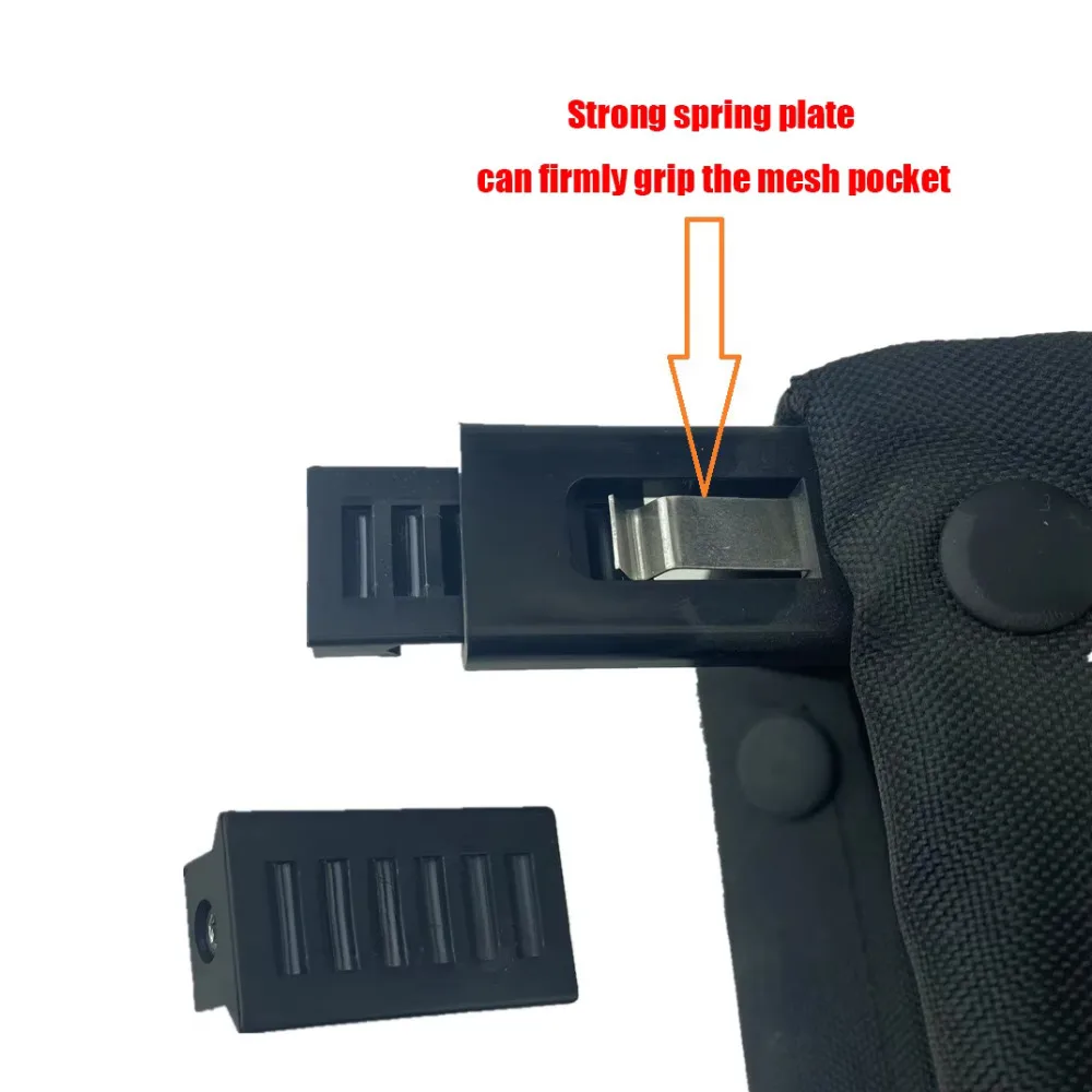 Tactica con 5 uds desmontable Picatinny reciclaje hooting Shell funda receptor bolsa de red colector receptor de latón - imagen 4