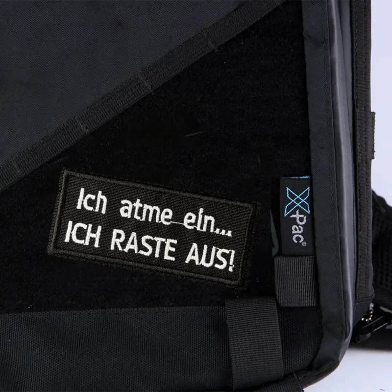 “Ich Atme Ein... ICH RASTE AUS!" Parche Tactics Morale Insignia Impresión Gancho y Bucle Mochila Ropa Decoración Pegatina Brazalete - imagen 5