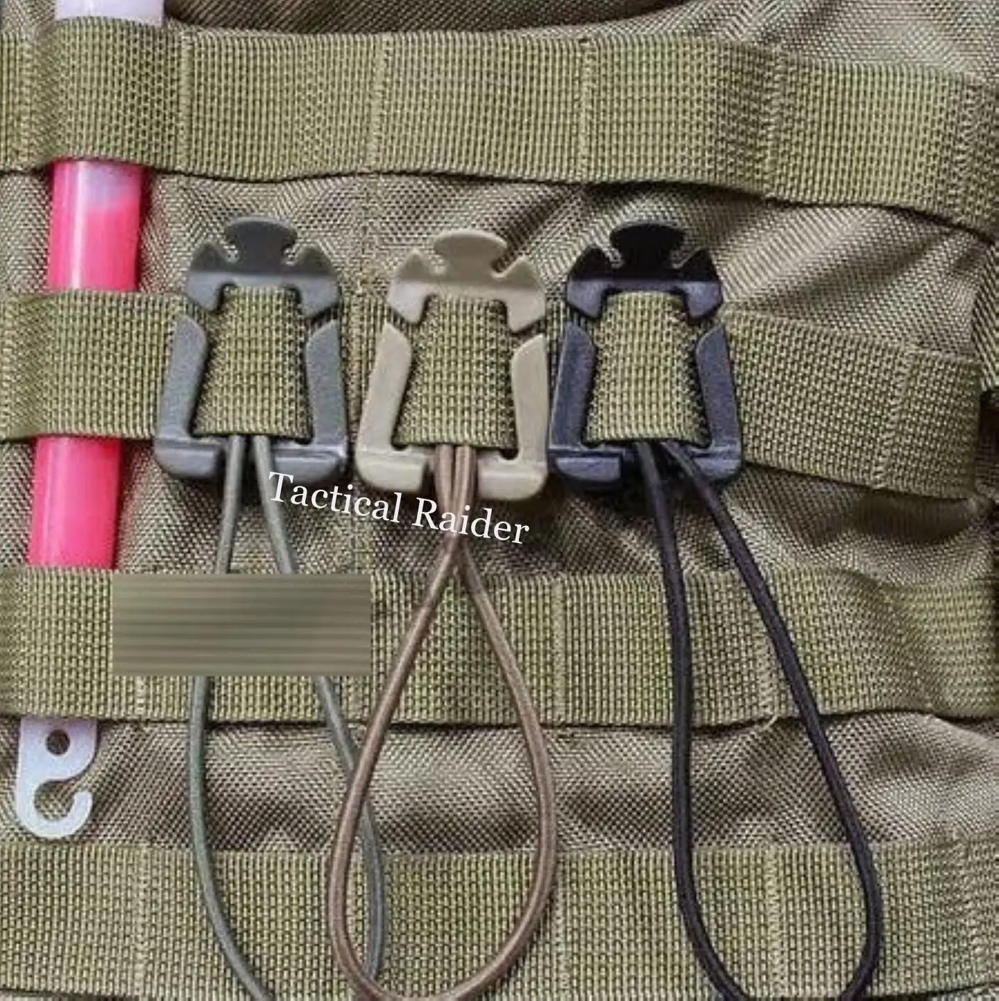 Hebilla colgante de almacenamiento, cuerda elástica tejida de 1 pulgada, correa de 2,5 Cm para organizar y fijar hebillas y clips de hilo - imagen 2