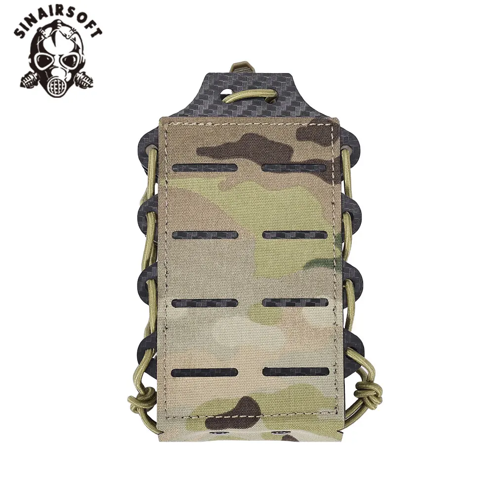 SINAIRSOFT Bolsa táctica Molle doble capa 5.56/7.62 para M4 AR15 - imagen 4