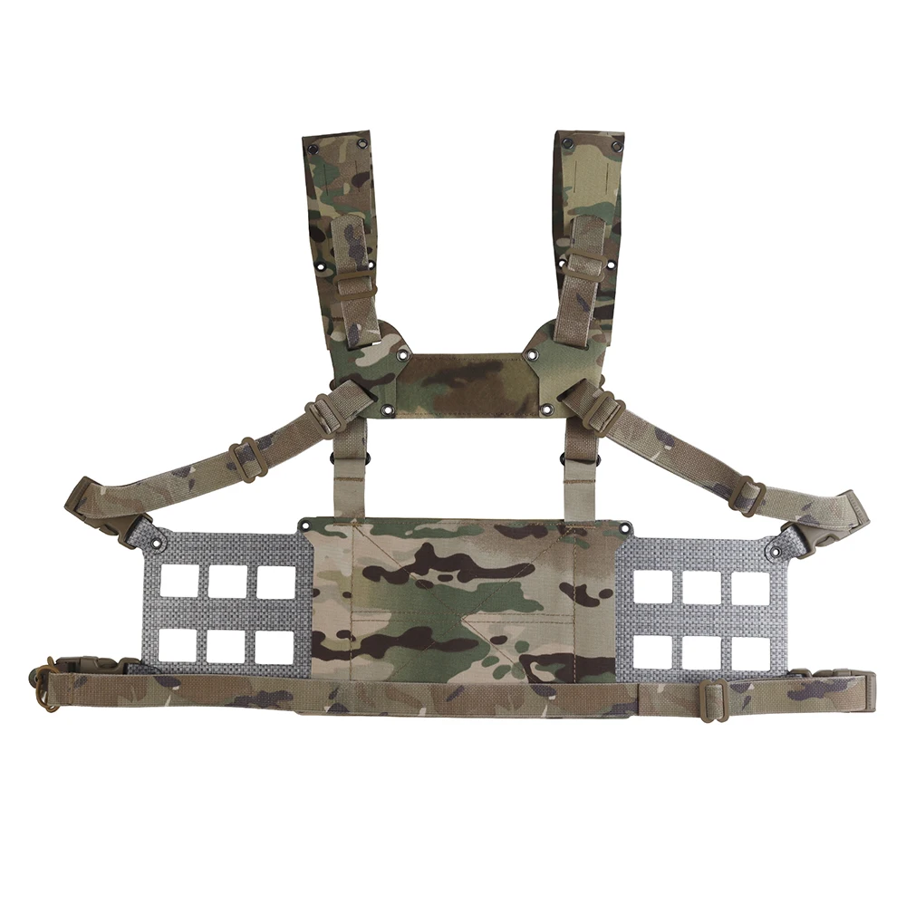 Ferro Chesty Rig ancho V2 MOLLE táctico para caza y Airsoft - imagen 3