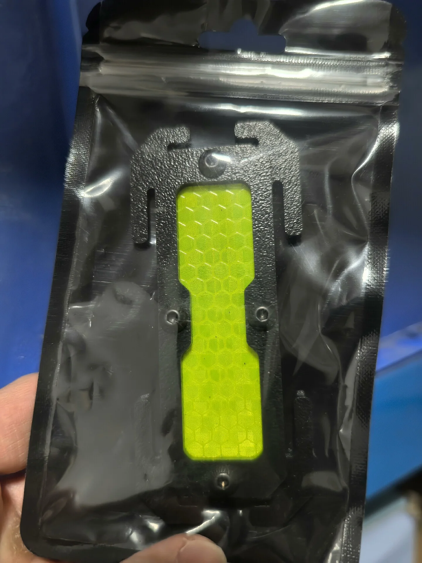 Parche reflectante Molle para exteriores con correa nocturna, alerta de seguridad, accesorios para mochila táctica, Panel reflectante de alta visibilidad