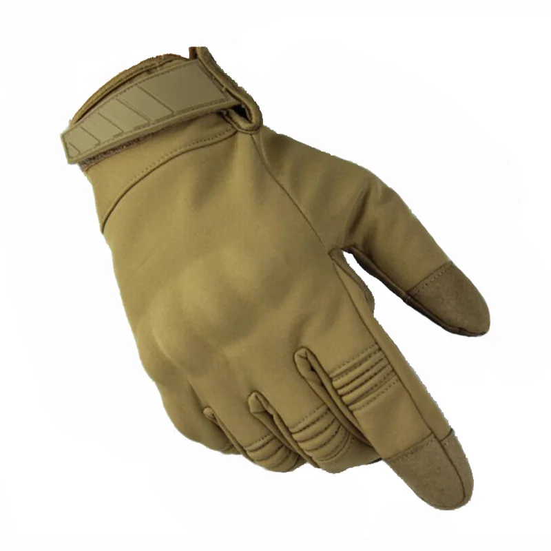 Guantes tácticos para deportes al aire libre para hombre, equipo de protección de dedo completo para bicicleta de montañismo, carreras de motocicletas, pantalla antideslizante - imagen 3