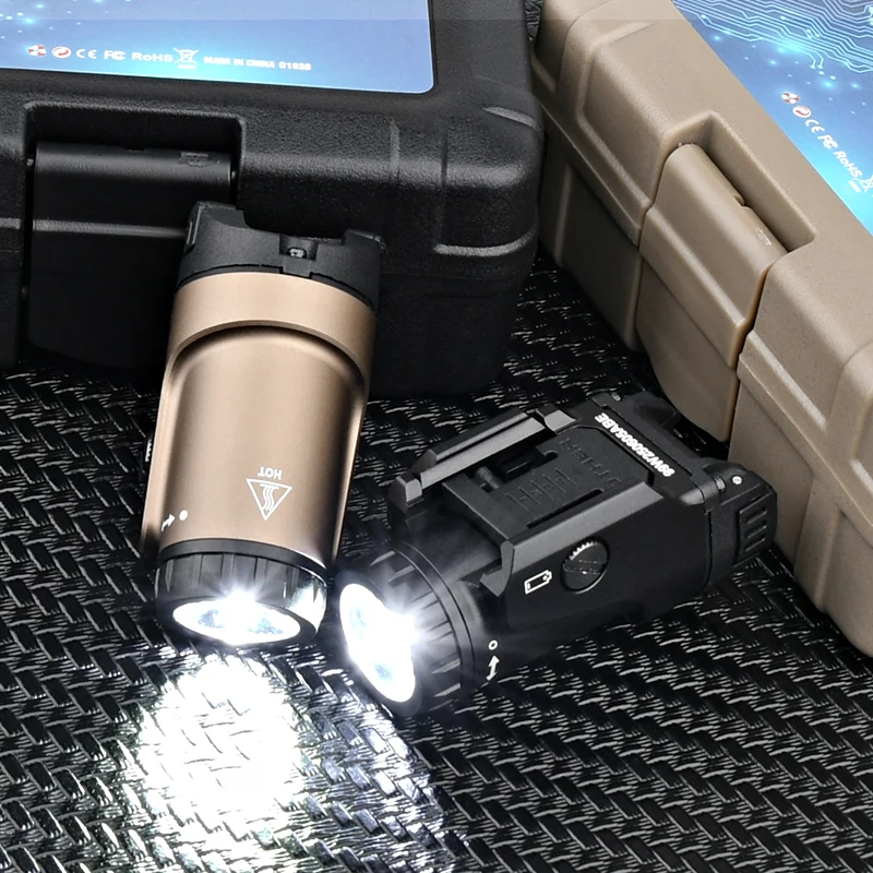 WADSN SG-linterna de pistola táctica, Mini luz estroboscópica de Metal para M1913 y otros sistemas de riel de 20mm, equipo de caza Airsoft, lámpara LED - imagen 3