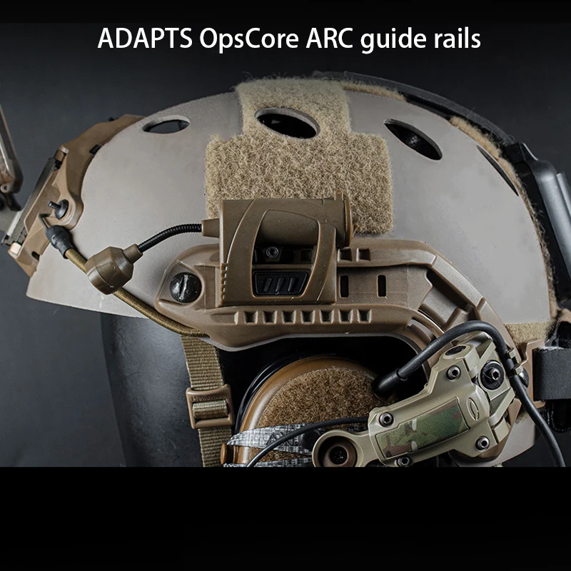 Luz de casco táctico, linterna de casco de caza de ahorro de energía, Base de configuración, 3 modos, verde/rojo/blanco - imagen 2