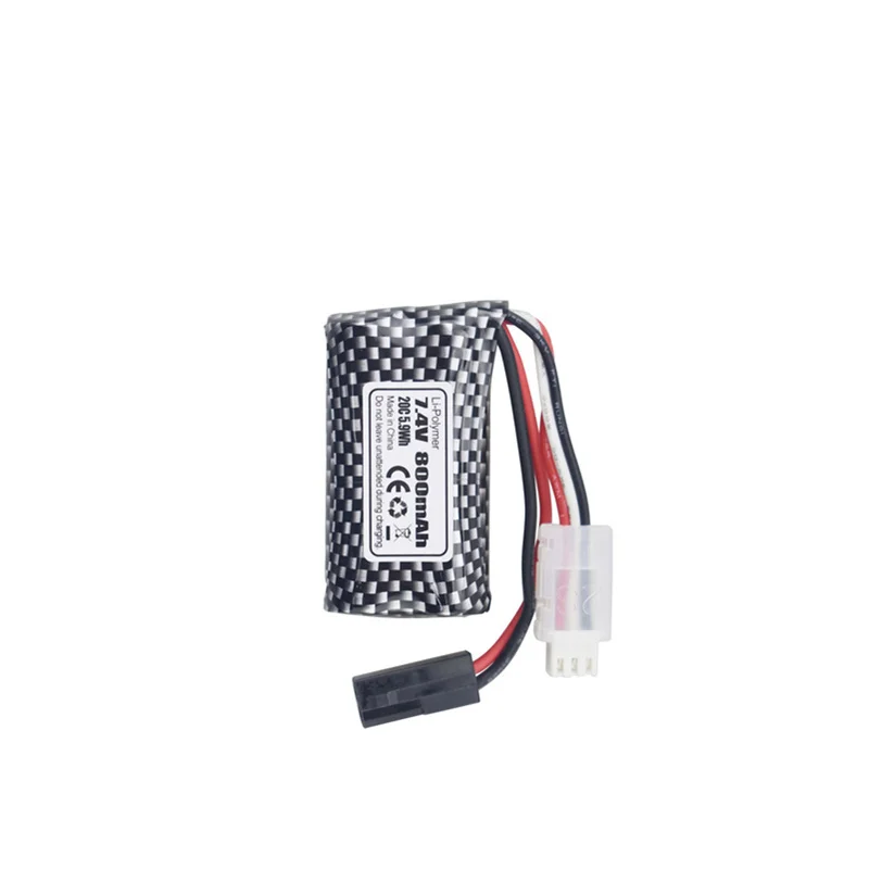 Batería Lipo para coche de juguete a control remoto, pila de 7,4 V, 800mAh, 9130, 9135, 9136, 9137, 9138, 9145, 7,4, vehículo todoterreno de alta velocidad - imagen 4