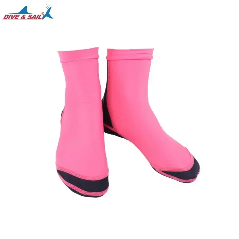 Calcetines de buceo de 1,5 MM, calcetín de buceo de neopreno de nailon con pies palmeados, calcetines para esnórquel, zapatos de buceo, calcetines de playa, aletas de buceo - imagen 4