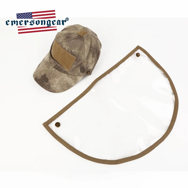 Emersongear gorra de béisbol táctica equipo de protección solar caza al aire libre pesca ciclismo Airsoft deportes Anti-caída senderismo sombrero AT - imagen 3