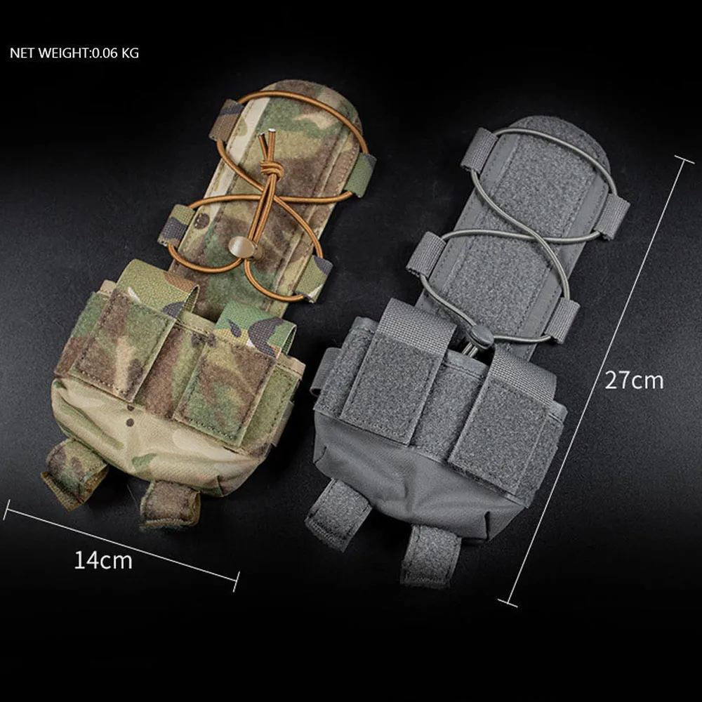 Bolsa de batería para casco táctico MK2, paquete de batería Airsoft, paquete de contrapeso para casco de caza Militar, accesorio colgante trasero - imagen 2