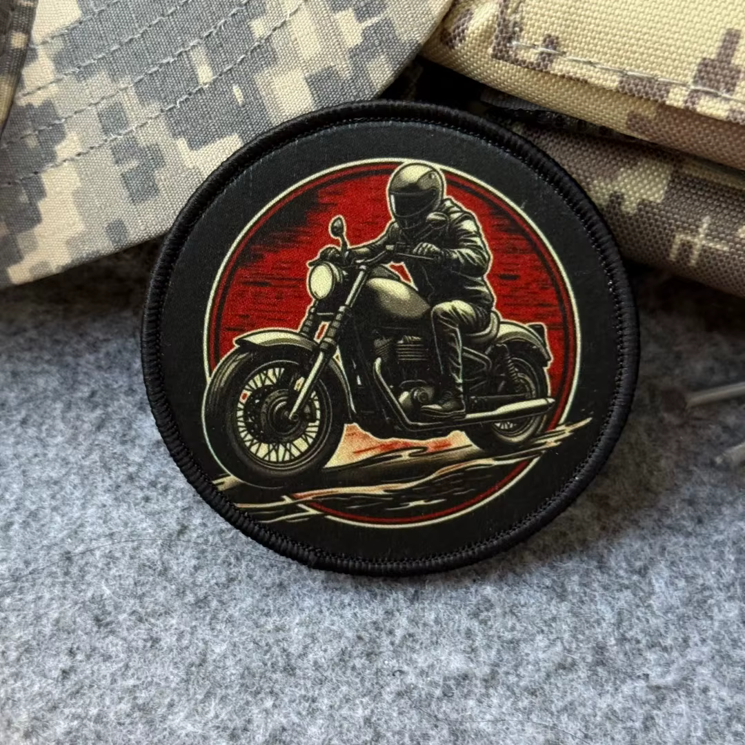 Parche táctico chevron motocicletas – Insignia militar con velcro - imagen 5