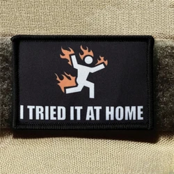 I Tried It At Home – Parche moral táctico gancho y bucle para ropa