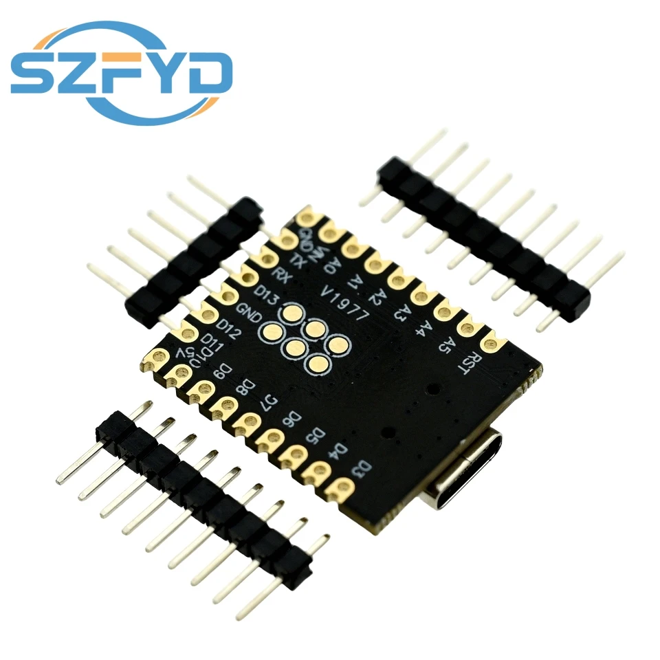Placa de desarrollo Nano Mini Ultra compacta tipo C con interfaz serie ATmega328P y CH340 para Arduino - imagen 4