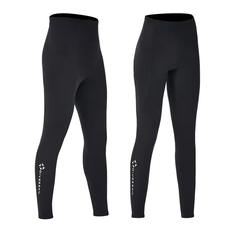 Traje de neopreno negro de 2mm para hombre y mujer, pantalones para buceo, snorkel, surf, natación, pantalones cálidos, mallas - imagen 5