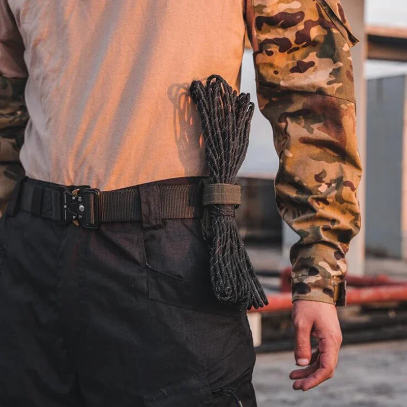 1 Uds llavero cinturón Clip Keeper guantes gancho Clip de seguridad correas escalada cuerda titular Keeper Anti-pérdida Camping colgante Buck - imagen 3