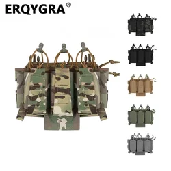 ERQYGRA portacargadores Airsoft triple 5,56mm MOLLE