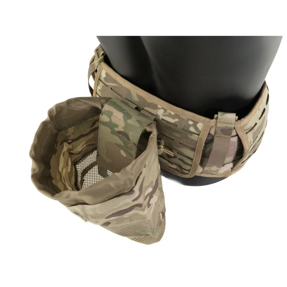 Bolsa táctica enrollable para volcar, bolsa de utilidad MOLLE de malla con cierre de cordón, soporte para revistas de munición - imagen 3